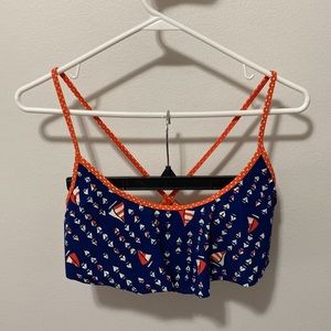 Sperry topsider blue and red bikini